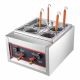 XEOLEO Commercial 4 Cylinders Pasta Cooker 4000W Electric Pasta Boiler Cooker Fast Heating Noodle Cooker Stove
