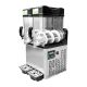 XEOLEO Commercial Machine Slushy 2 Bowls Granita Ice Frozen Drink Slush Machine / Juice Slush Machine