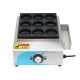 XEOLEO Commercial 9 Holes Wheel Cake Stainless Steel Burger Maker Electric Street Food Egg Burger Making Machine